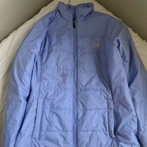 The North Face Women’s periwinkle puffer jacket